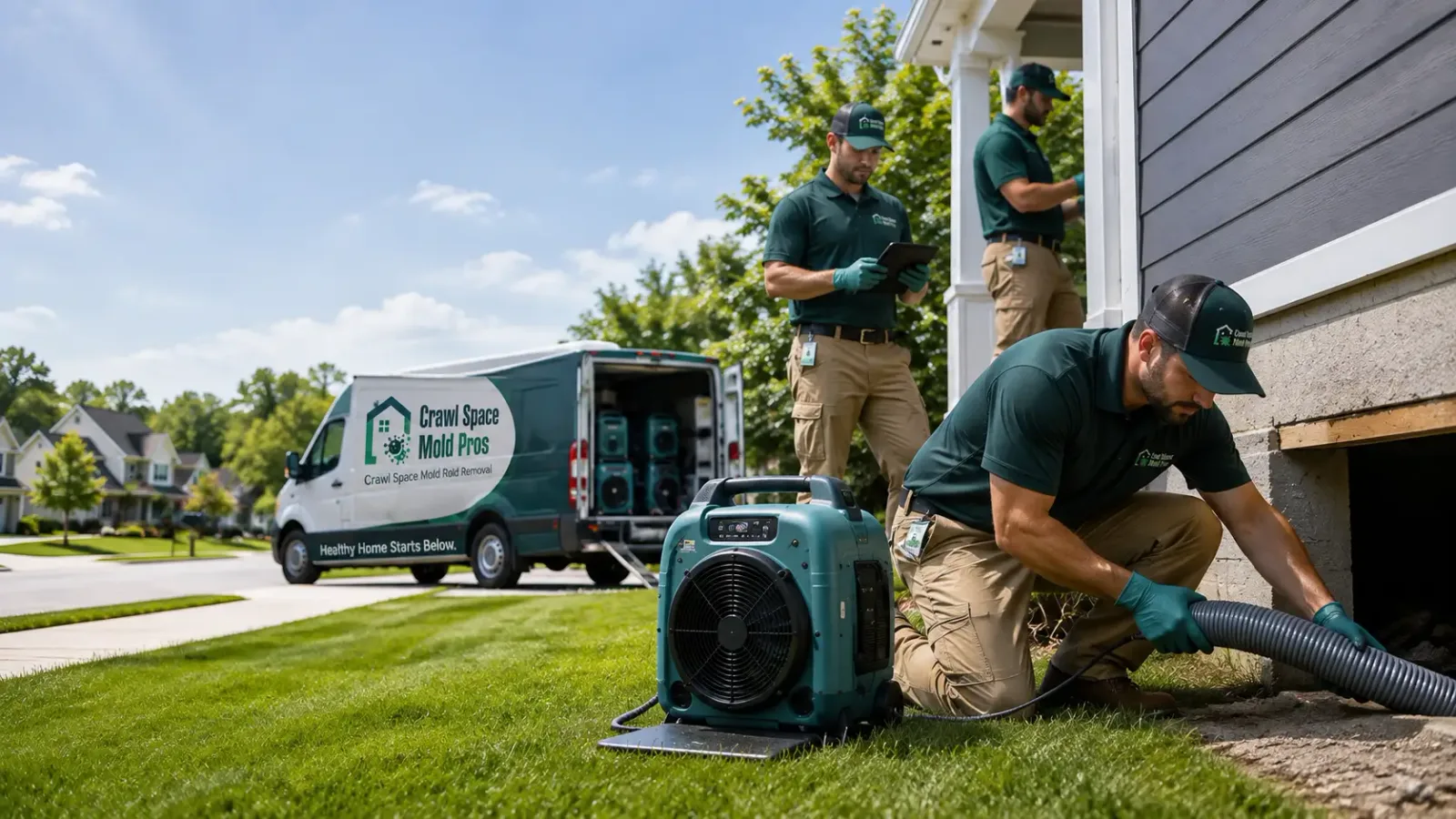 Crawl Space Mold Removal in Coaldale, PA